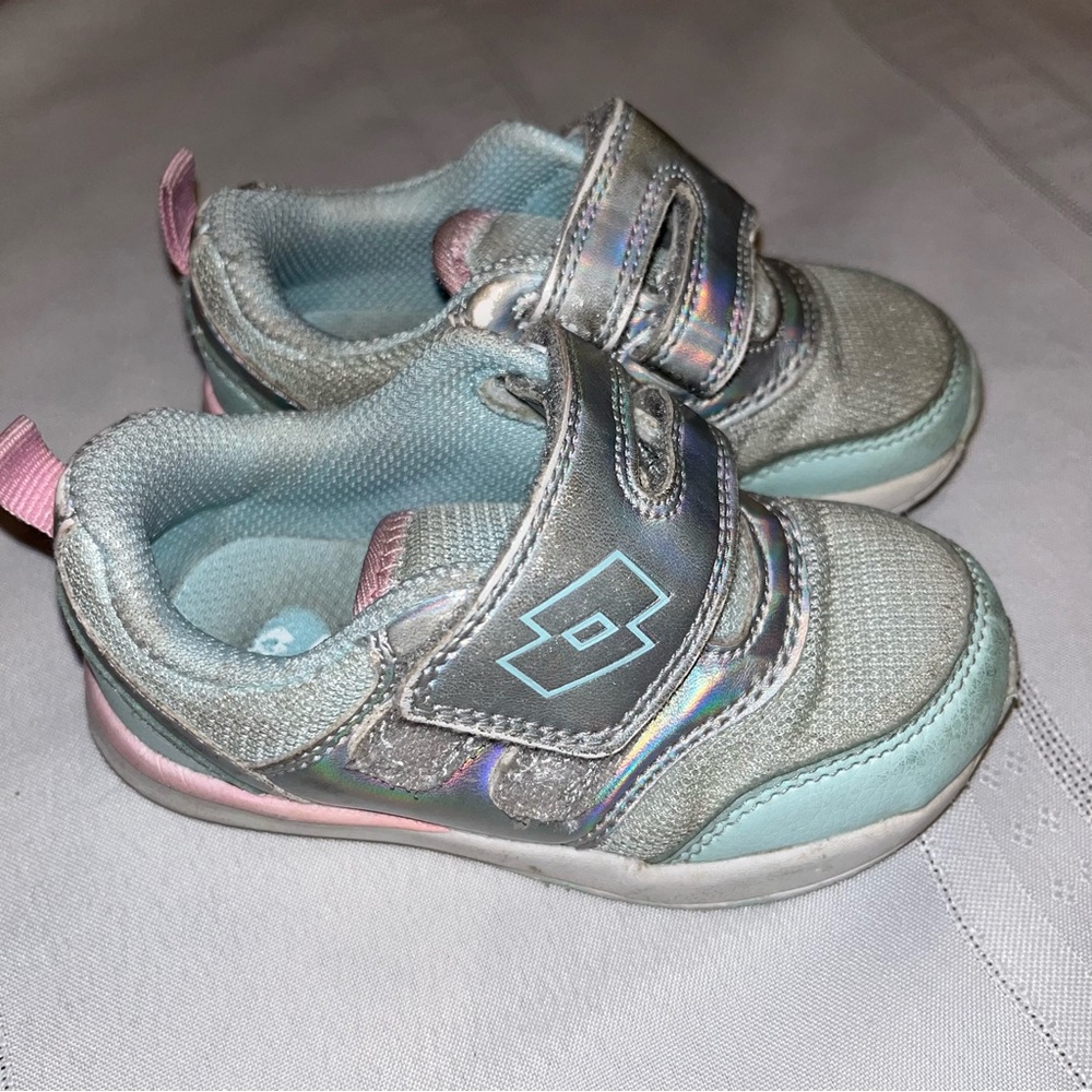 Lotto Kids Toddler Aria Running Shoes Velcro Lightweight Sneakers Memory Foam